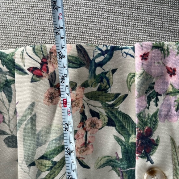 Nwt Women printed Blazer, Small, floral, birds,beautiful, Small - Picture 14 of 15